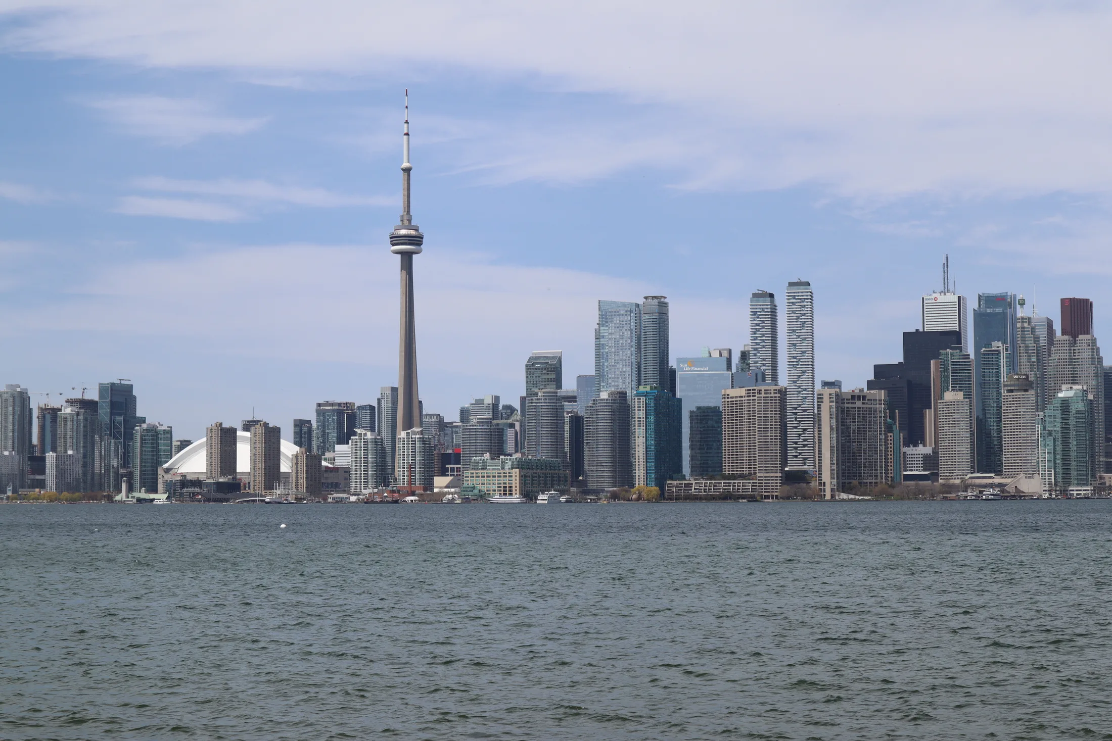 Toronto skyline from Olympic Island